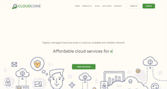Desktop Screenshot of cloudcone.com
