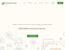 Tablet Screenshot of cloudcone.com